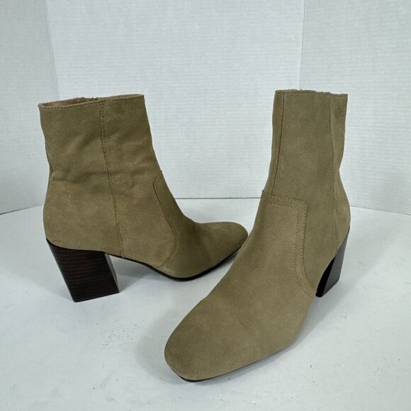 Blondo NWOB Sadie Waterproof Boot 9M Tan Suede Upper - Picture 6 of 14